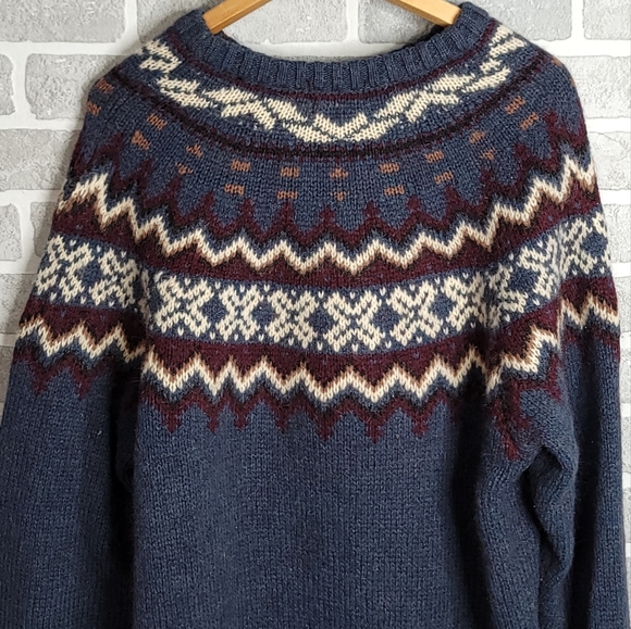 Woolrich Vintage Wool Swearer Men's Unsized Estimated L-XL - Picture 5 of 11